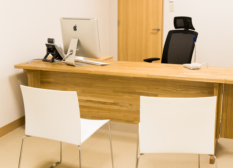 広々とした診察室