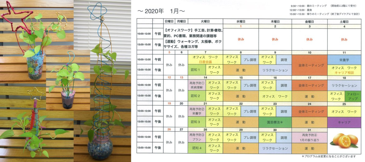市ヶ谷ひもろぎクリニックでは、2019年1月25日（土）16時から、リワークデイケアの説明会を開催いたします。