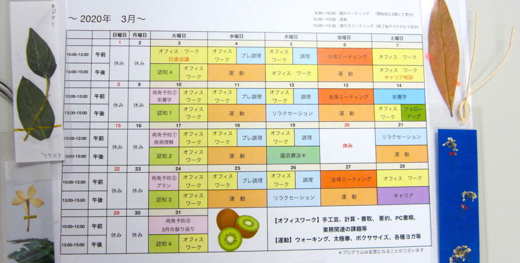 20200222d01_training_for_returning_to_work_in_a_simulated_workplace_feb_29_2020_saturday_rework_work_day_care_meeting_held